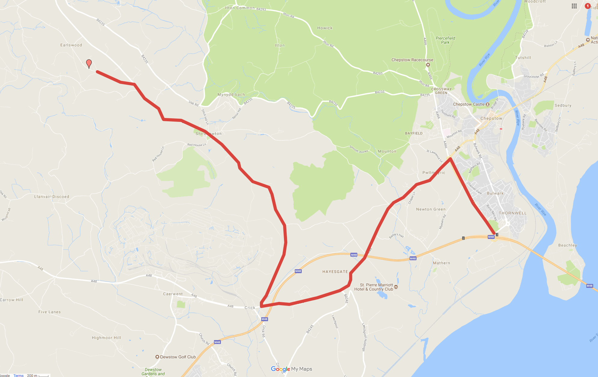 earlswood map